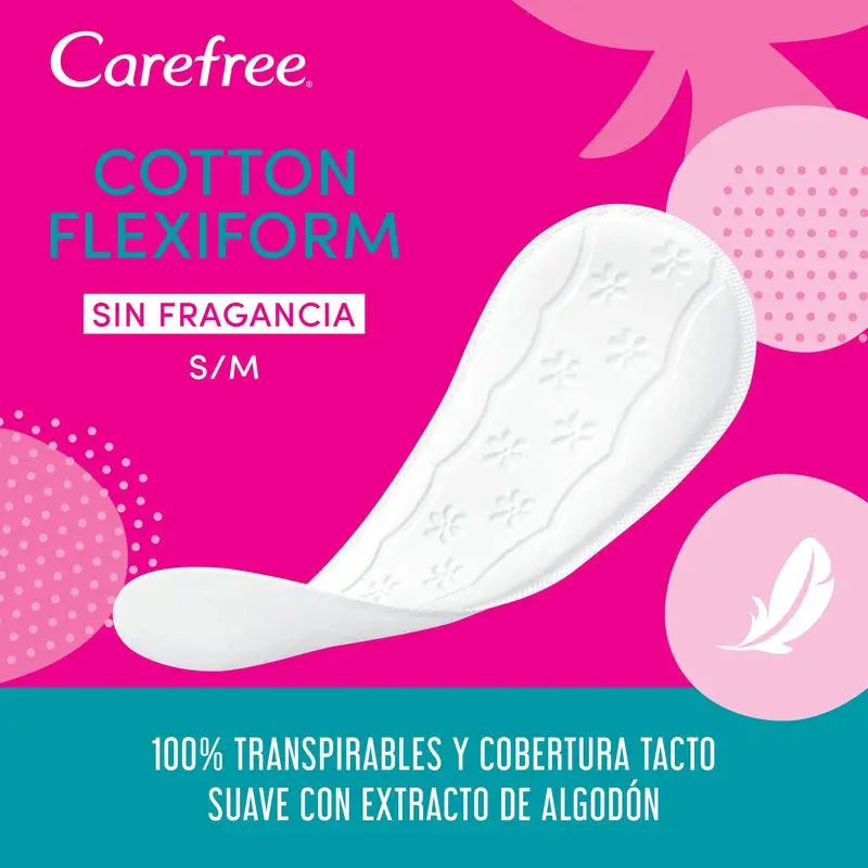 Carefree Cotton Feel Normal Sans Parfum 56pcs