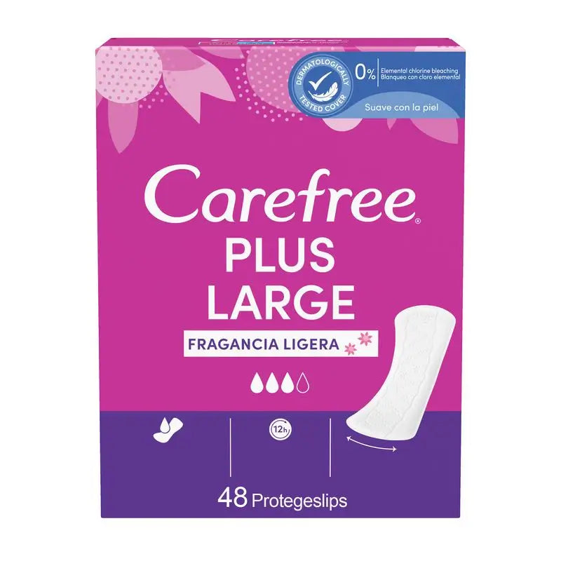 Carefree Plus Large Light Fragrance 48Pcs