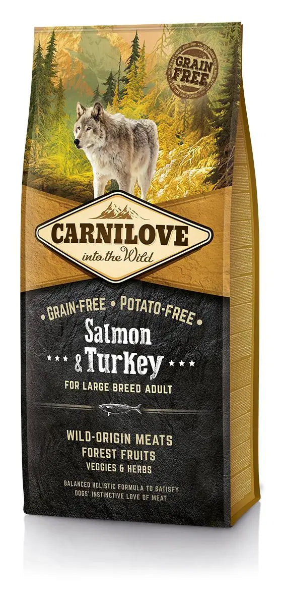 Carnilove Canine Adult Large Salmon Turkey 12Kg dog food