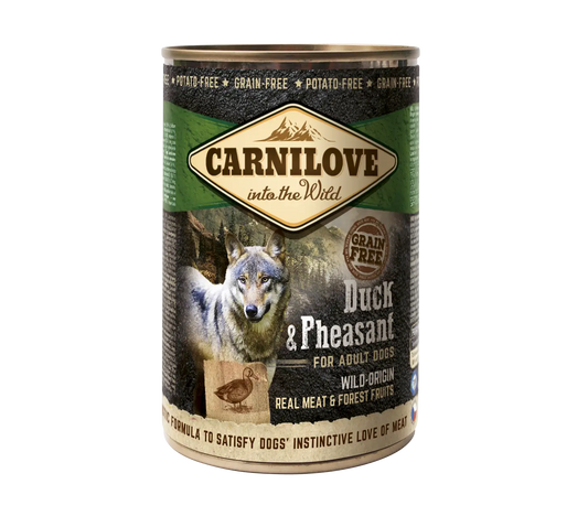 Carnilove Canine Canine Adult Duck Pheasant Box 6X400Gr wet dog food