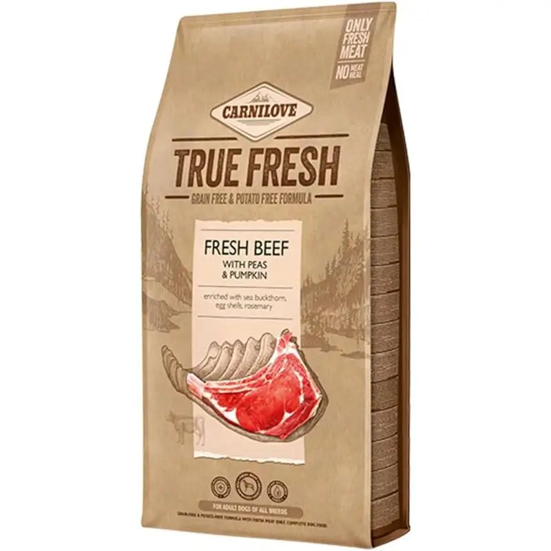 Carnilove Canine Adult True Fresh Beef 4kg, dog food for dogs