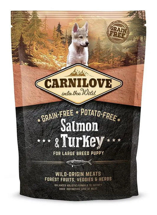 Carnilove Canine Puppy Large Salmon Turkey 1,5Kg dog food