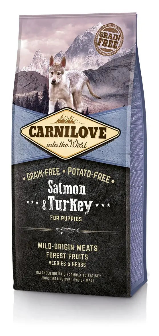 Carnilove Canine Puppy Salmon Turkey 12Kg dog food