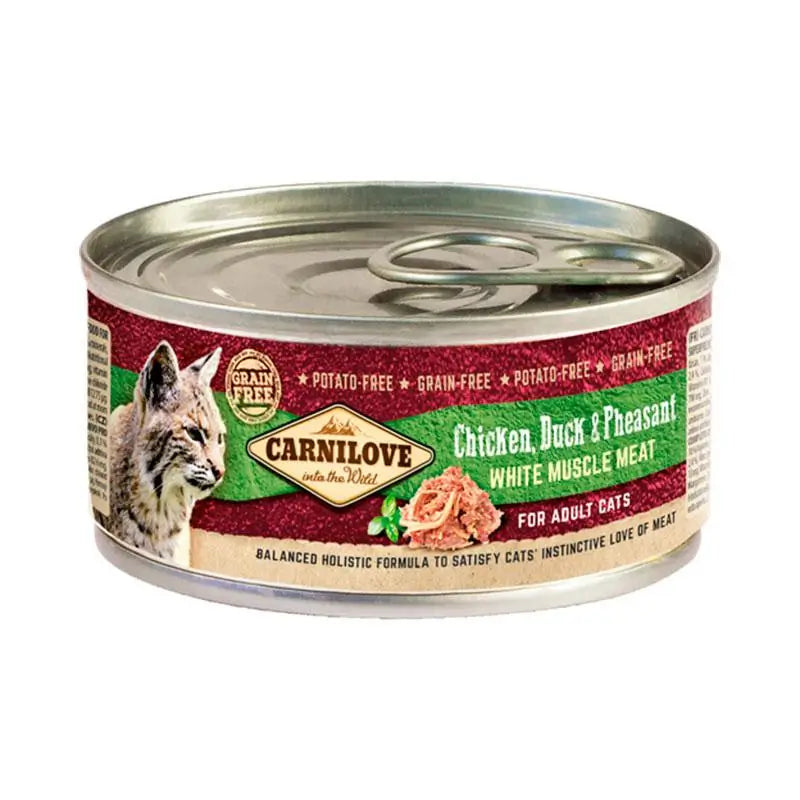 Carnilove Feline Adult Chicken Duck Box 12X100Gr wet cat food