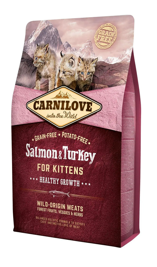 Carnilove Feline Kitten Salmon Turkey 2Kg cat food