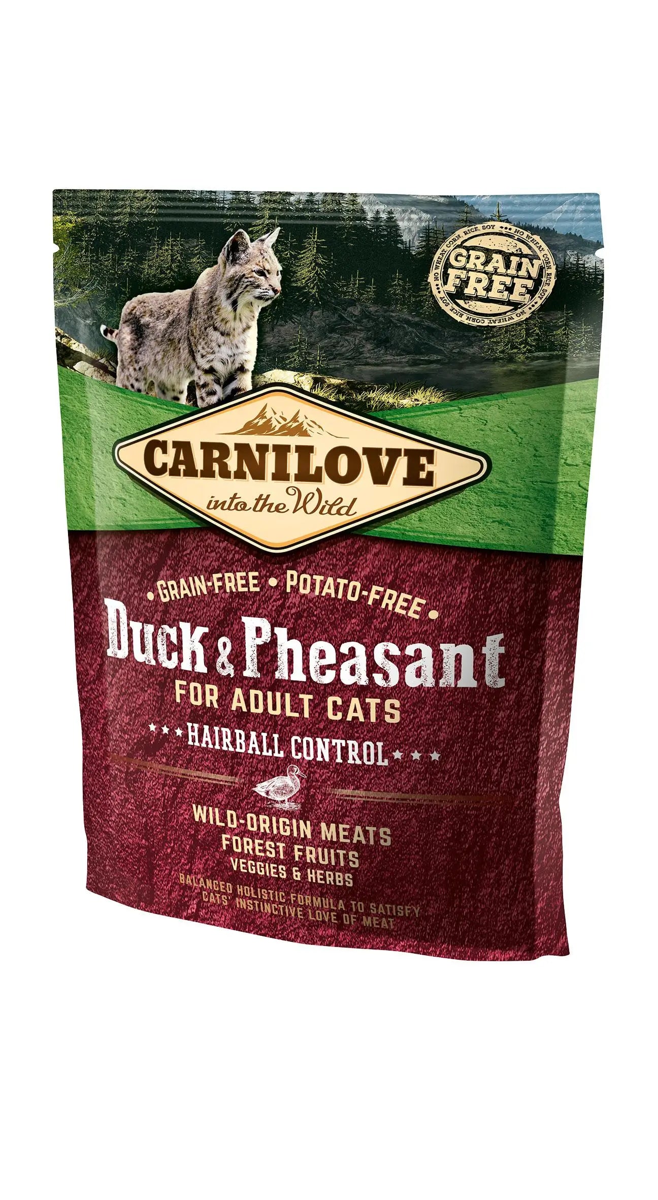 Carnilove Feline Chicken Duck Pheasant Hairball Control 400Gr cat food