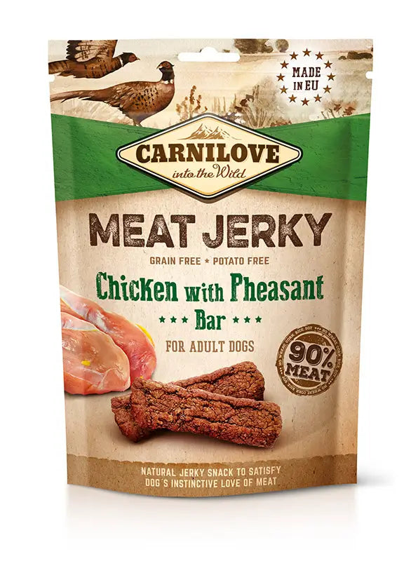 Carnilove Jerky Chicken & Pheasant Sticks 12X100Gr snack for dogs