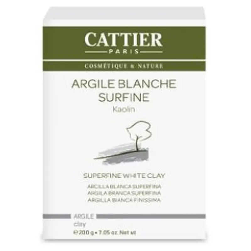 Cattier Superfine White Clay 200Gr.