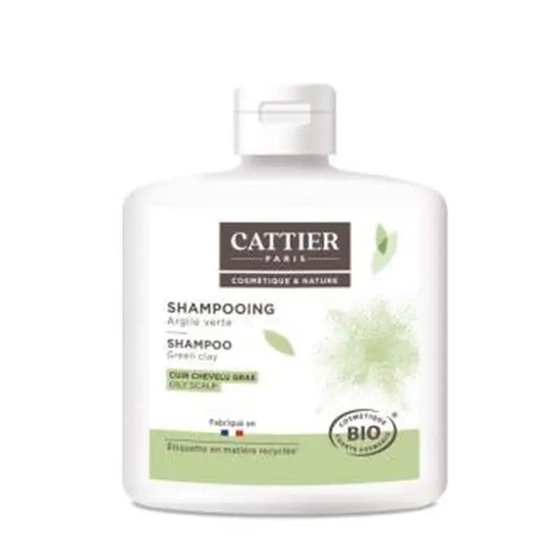 Cattier Greasy Hair Shampoo Green Clay 250Ml.