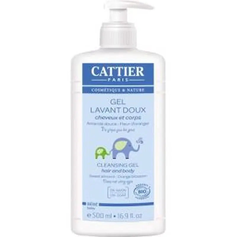 Cattier Baby Hair & Body Bath Gel 500Ml.