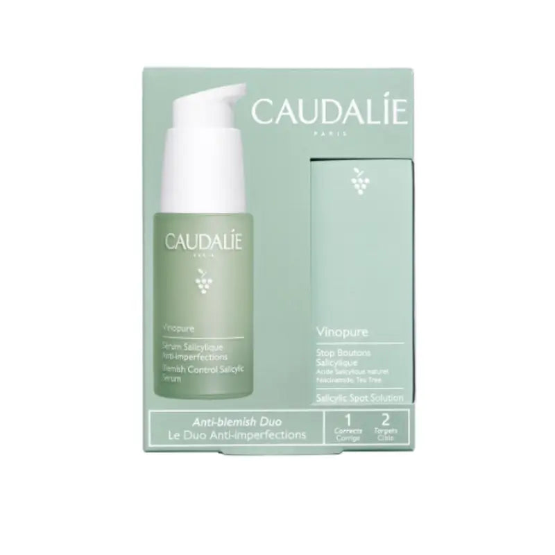 Caudalie Vinopure Anti-imperfection Serum 30 ml + Vinopure Stop Pimples 15 ml