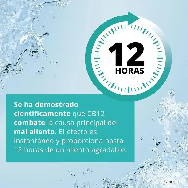 CB12 Rince-bouche contre l'halitose, saveur menthe douce, 250ml
