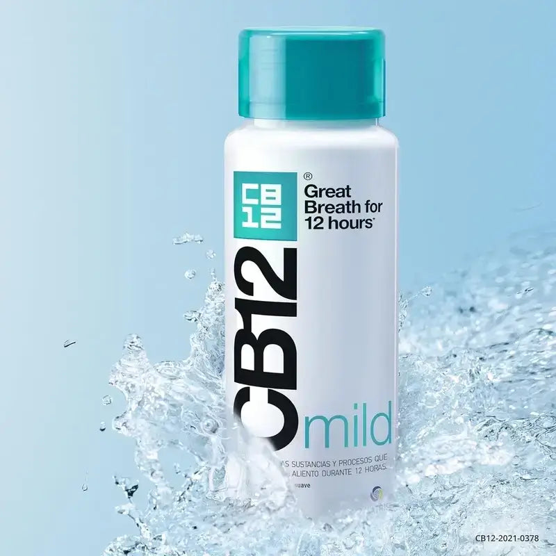 CB12 Rince-bouche contre l'halitose, saveur menthe douce, 250ml