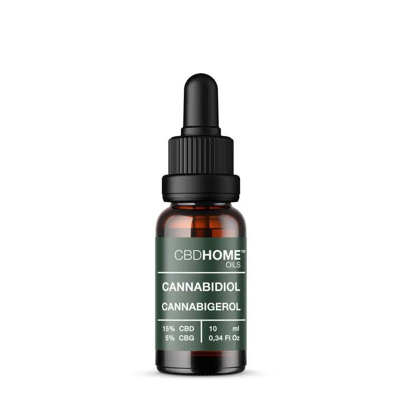 Cbd Home Huile de Cbd 15% + Cbg 5%, 10 ml