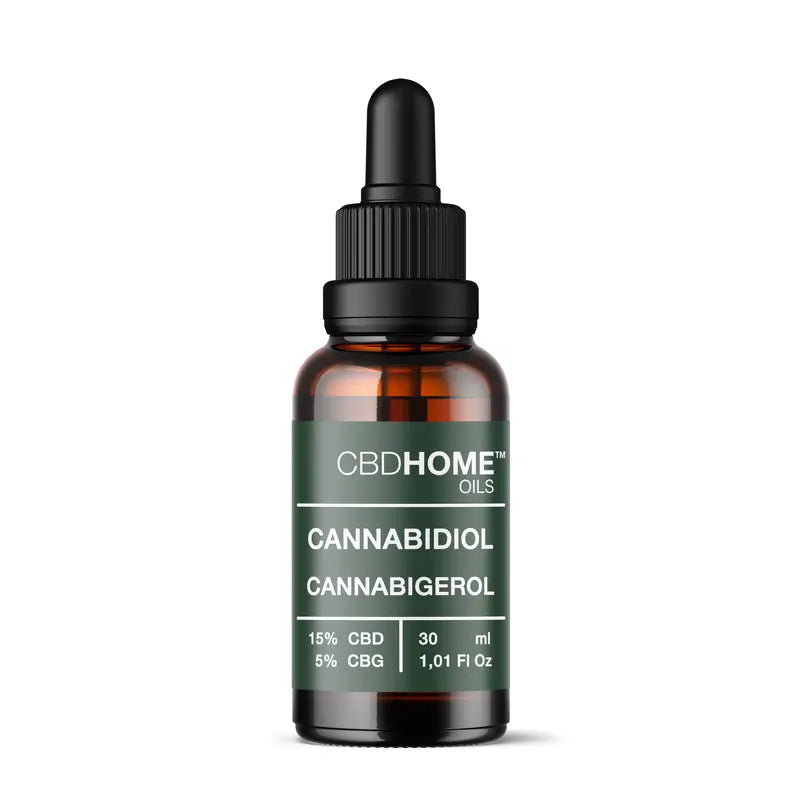 Cbd Home Huile de Cbd 15% + Cbg 5%, 30 ml