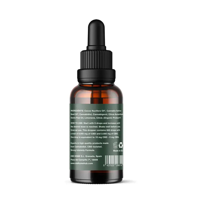 Cbd Home Huile de Cbd 30% + Cbg 10%, 30 ml