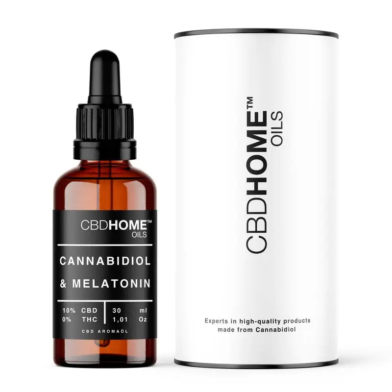 Cbd Home Huile de Cbd 10% + Melat, 30 ml