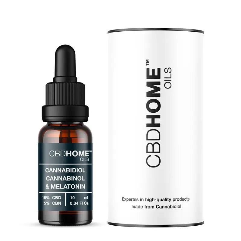 Cbd Home Huile de Cbd 15% + Cbn 5%, 10 ml