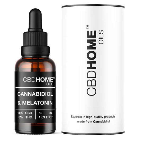 Cbd Home Huile de Cbd 20% + Melat, 50 ml