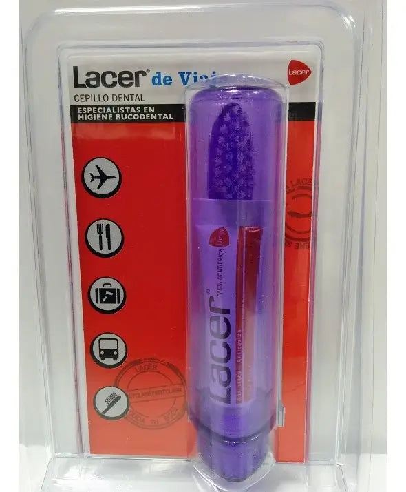 Brosse à dents adulte de voyage Lacer