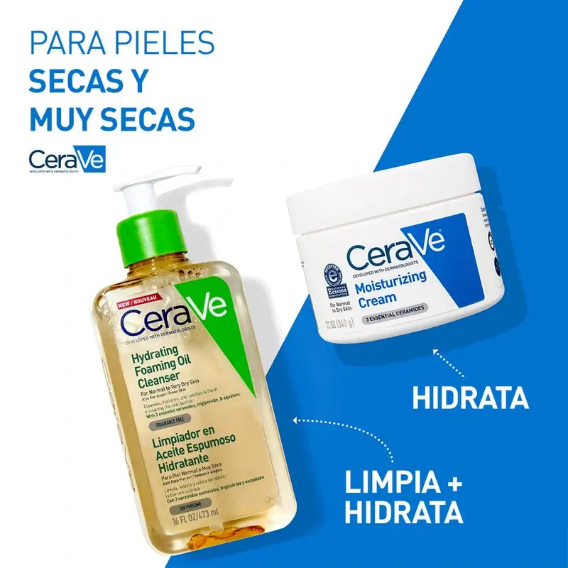 CeraVe Huile nettoyante moussante hydratante, 473 ml