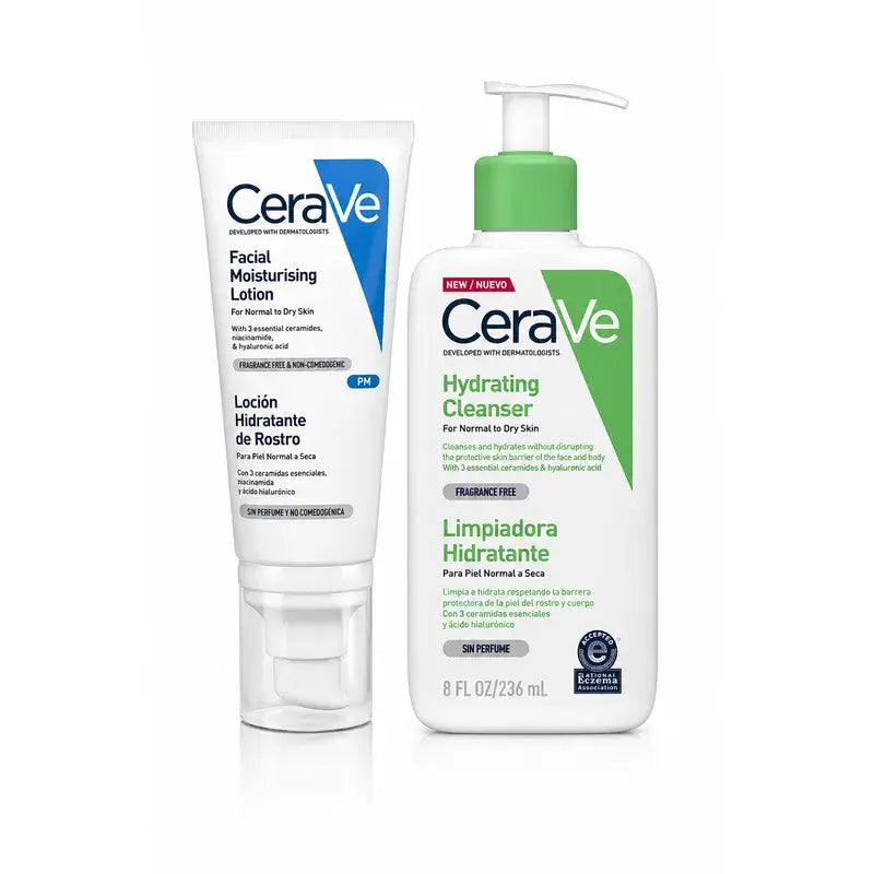 Cerave Cerave Cleansing Gel 236 Ml + Cerave Face Moisturising Lotion, 52 Ml