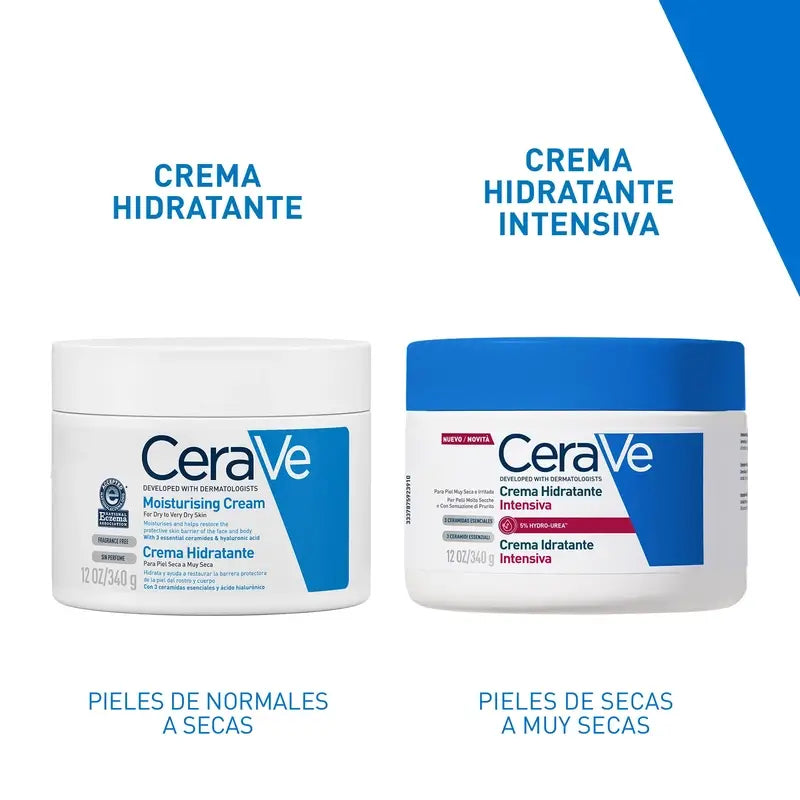 Cerave Crème Hydratante Intensive 5% Hydro-Urea, 340 g