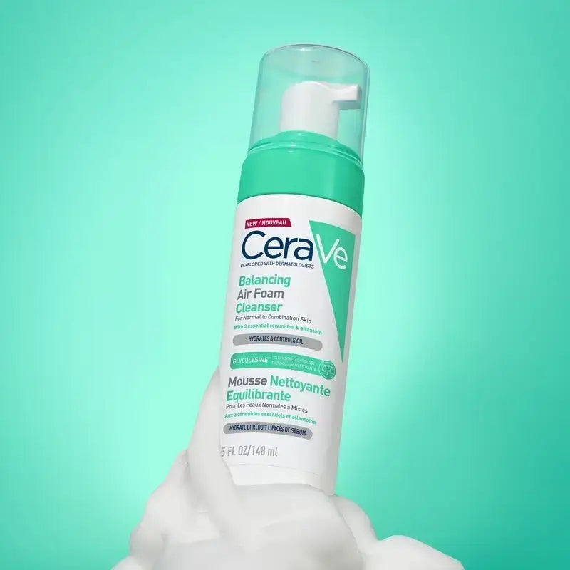 CeraVe Air Foam Rebalancing Cleanser, Pack 2 x 148 ml
