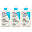 CeraVe Anti-Roughness Cleaner, Pack 3 x 473 ml