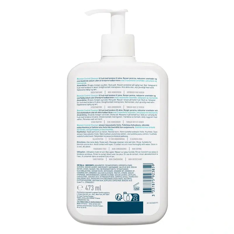 CeraVe Cleaner Imperfections Control , 473 ml