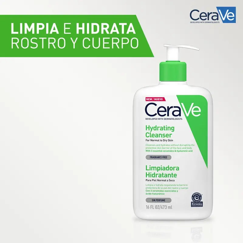 CeraVe Gel nettoyant hydratant, 473 ml