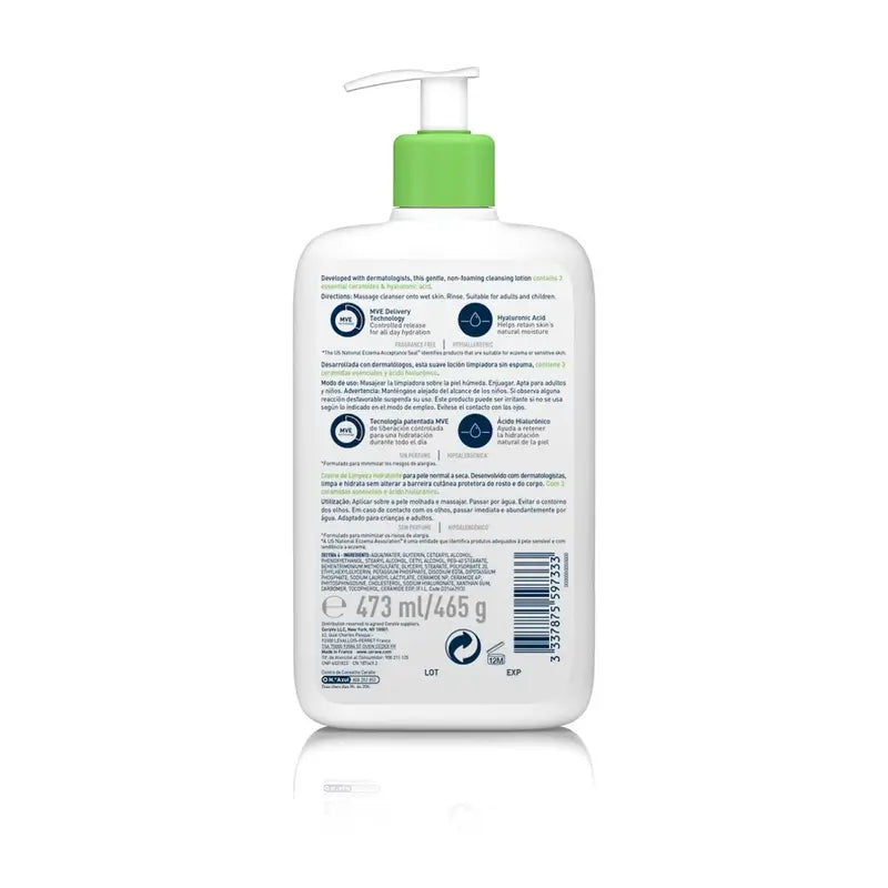 CeraVe Gel nettoyant hydratant, 473 ml