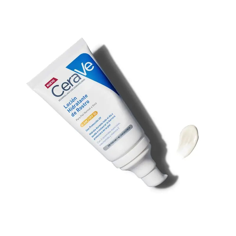 CeraVe Lotion hydratante pour le visage SPF 50, 52 ml