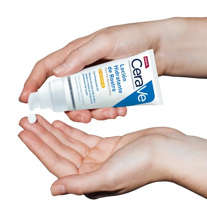 CeraVe Lotion hydratante pour le visage SPF 50, 52 ml