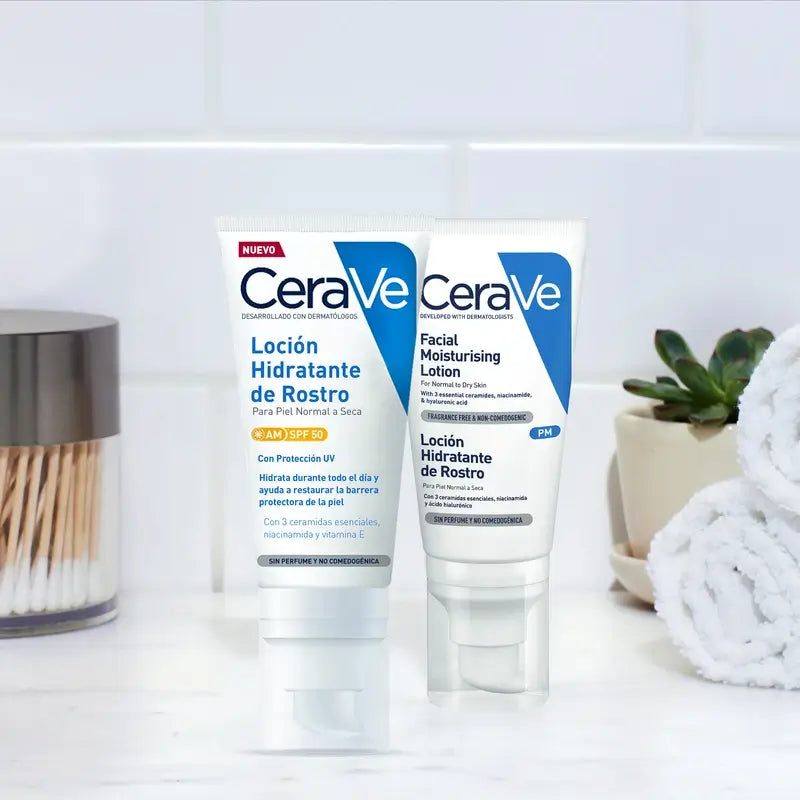 CeraVe Lotion hydratante pour le visage SPF 50, 52 ml