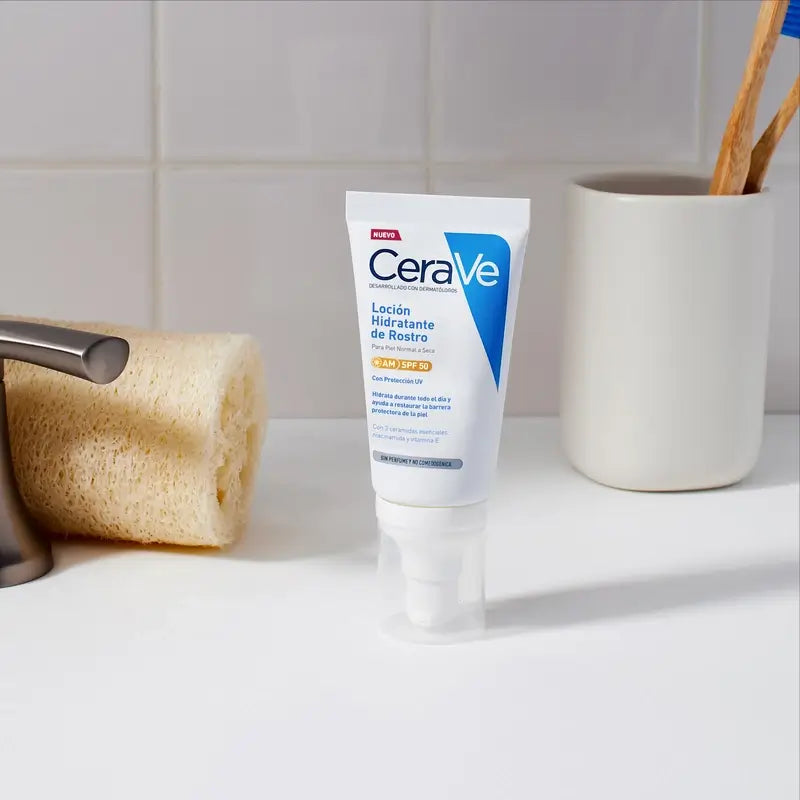 CeraVe Lotion hydratante pour le visage SPF 50, 52 ml