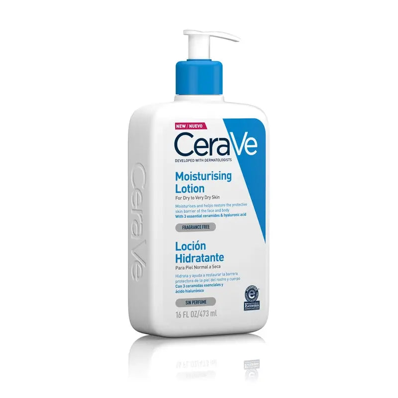 CeraVe Lotion hydratante pour peau sèche ou très sèche, 473 ml