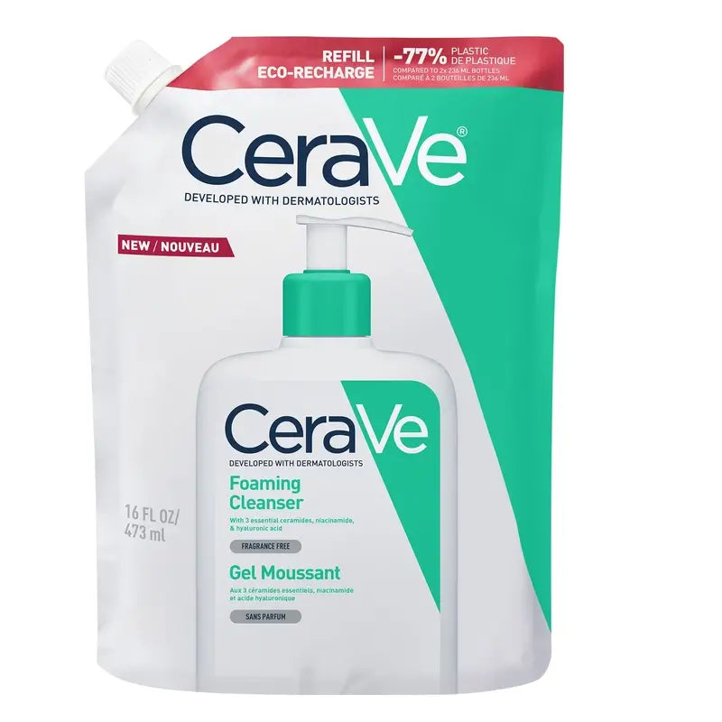 CeraVe Foaming Cleansing Gel Refill , 473 ml