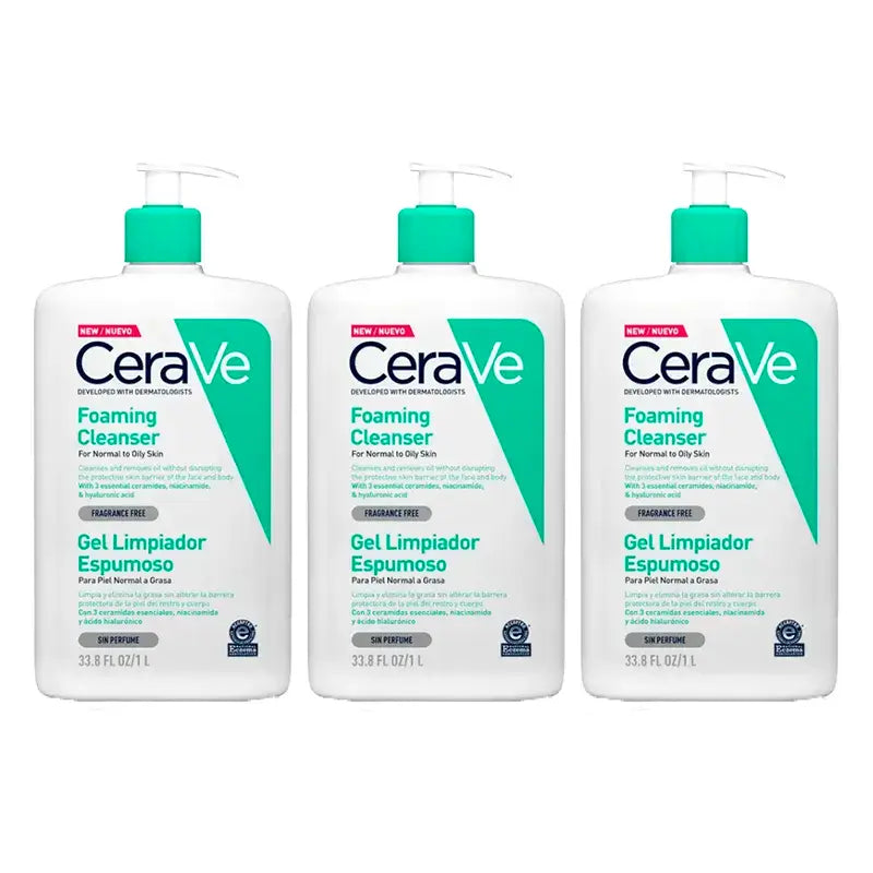 CeraVe Triplo Foaming Cleansing Gel, 3X1L
