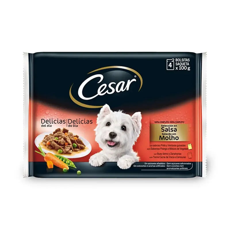 Cesar Multipack Selection Sauce 13X4X100Gr Pouch