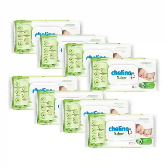 Chelino Nature Baby Wipes , 8X72 Units