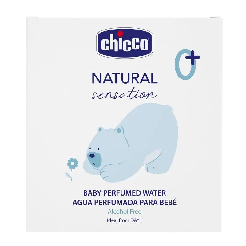 Chicco Natural Sensation Eau Parfumée Bouteille en Verre 100Ml 0M+