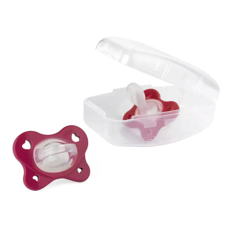 Chicco Physioforma Sucette en Silicone Douce Rose 16-36M 2 Unités
