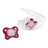 Chicco Physioforma Sucette en Silicone Douce Rose 16-36M 2 Unités