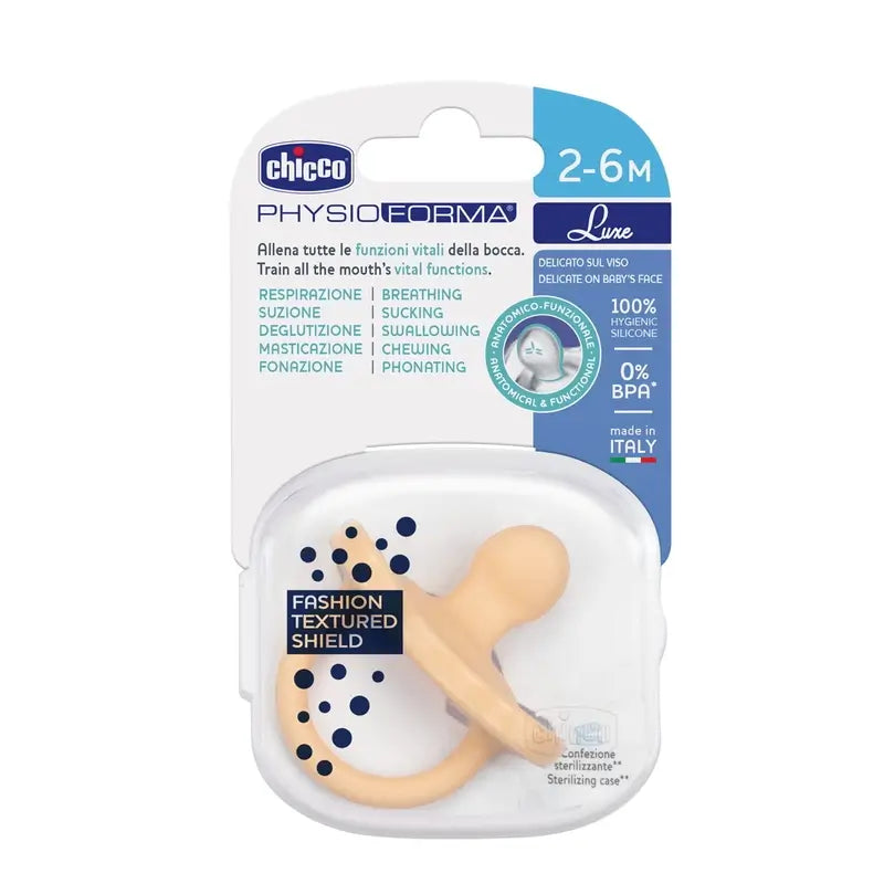 Chicco Sucette Physioforma Luxe 2-6M 1 Unité Orange