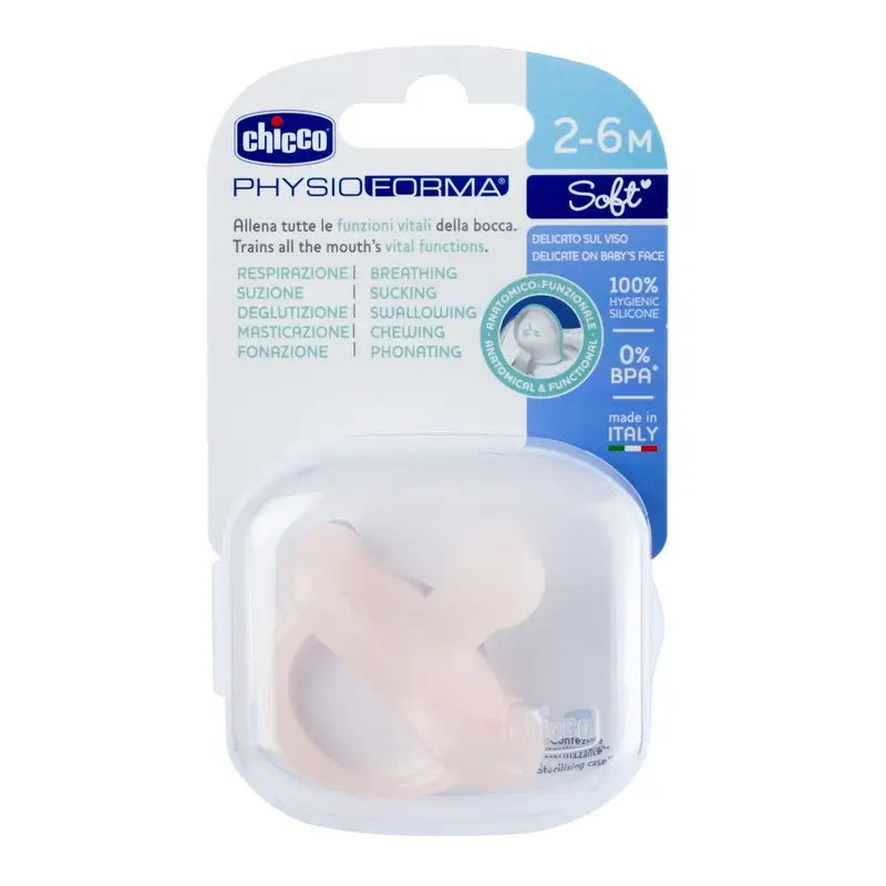 Chicco Sucette Physioforma Soft Pink 2-6M 1 Unité