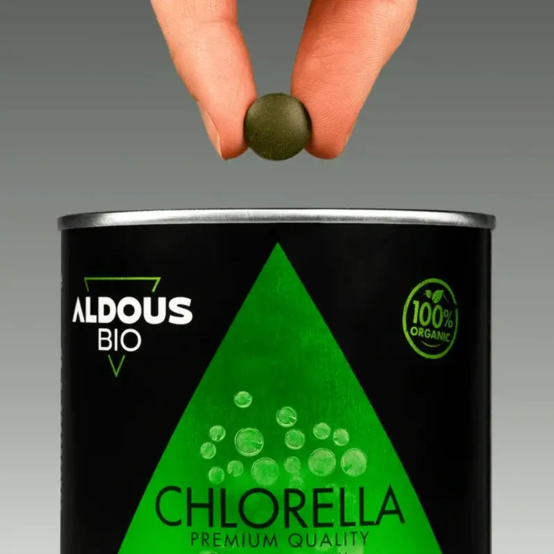 Aldous Chlorella et Spiruline Bio Premium, 600 unités