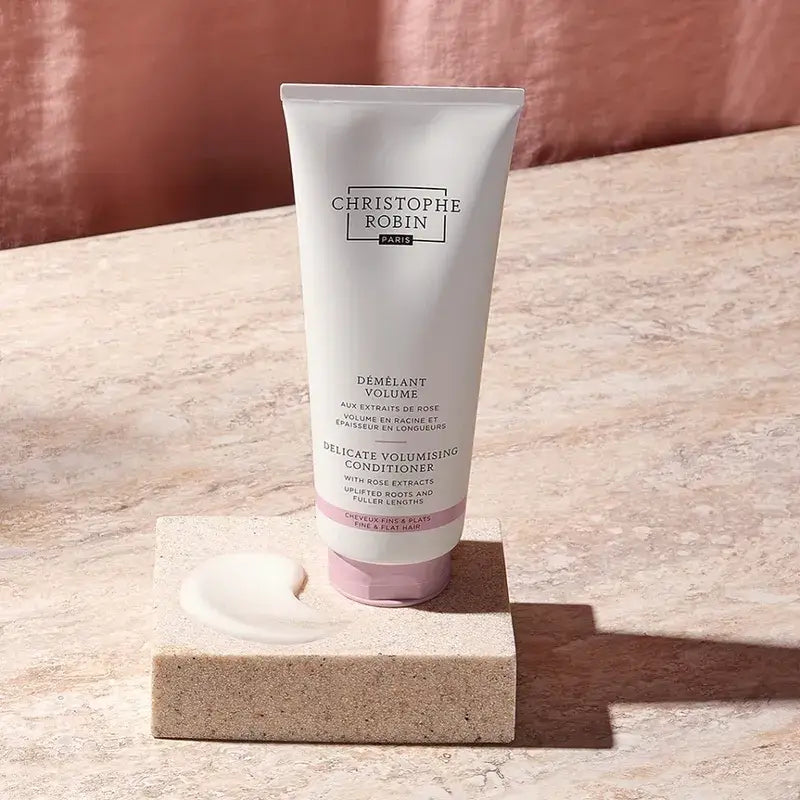 Christophe Robin Après-shampoing nettoyant volumateur aux extraits de rose, 200 ml