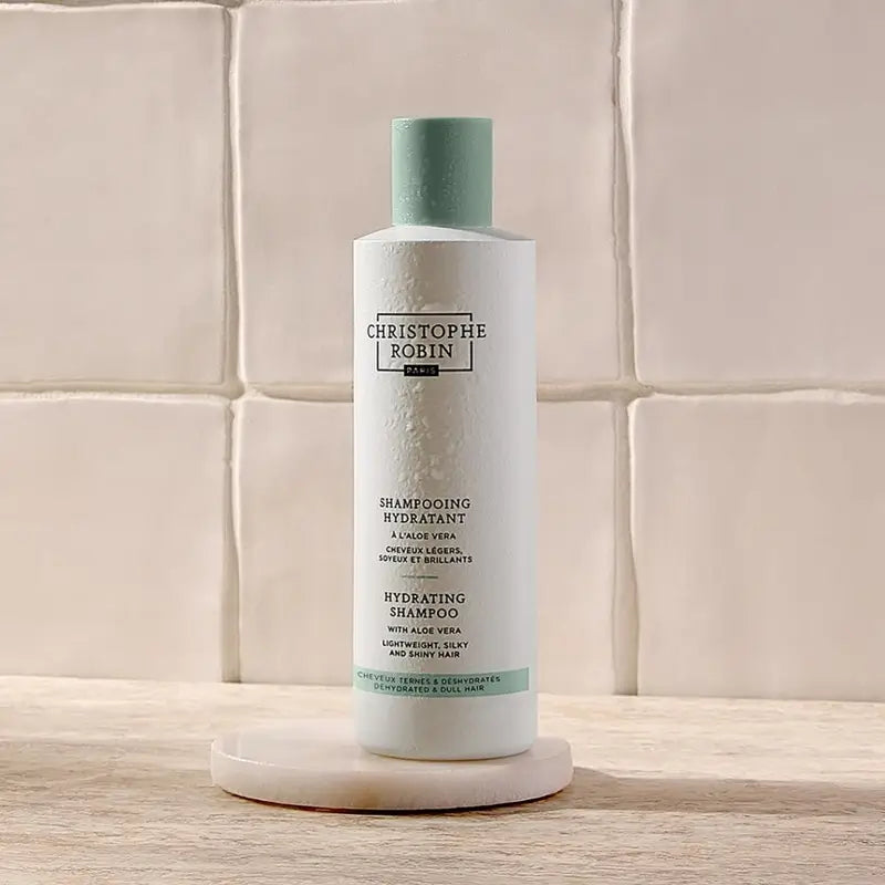 Christophe Robin Shampooing Hydratant à l'Aloe Vera , 250 ml