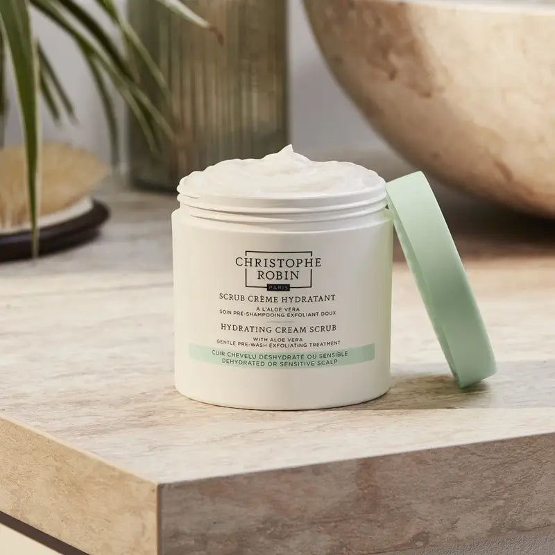 Christophe Robin Crème Exfoliante Hydratante à l'Aloe Vera , 250 ml